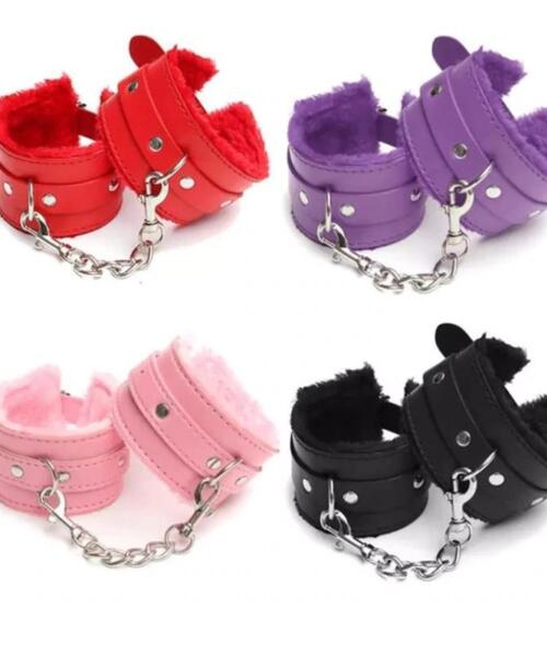 Quality Furry Handcuffs BDSM Bondage