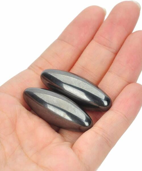 Rattlesnake Egg Hematite Magnets (Oval x 2)