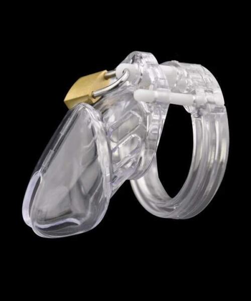 Short Penis Chastity Device With 5 Size Penis Ring