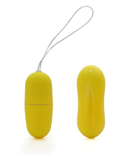 Wireless Remote Control Vibrating Egg - 20 Speed Yellow