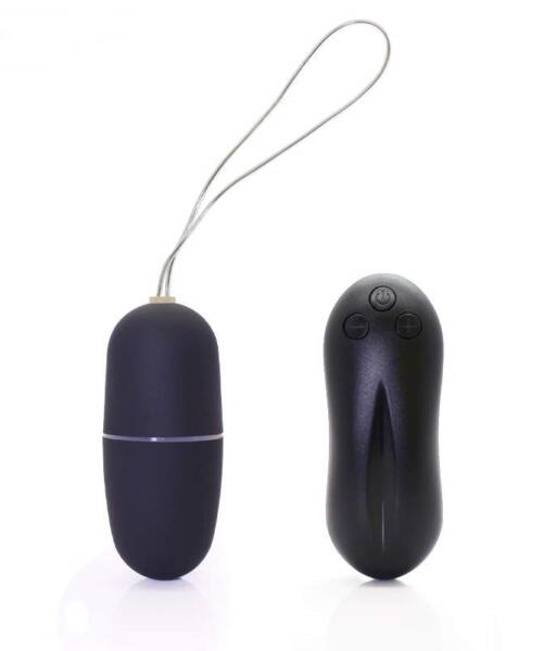Wireless Remote Control Vibrating Egg - 20 Speed Black