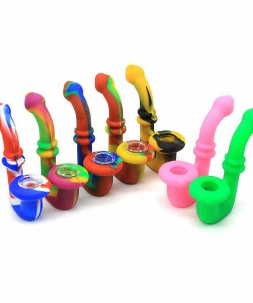 Silicone Sherlock Smoking Pipe