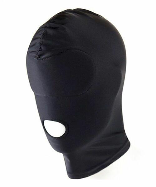 Fetish Open Mouth Mask Hood - Slave Headgear