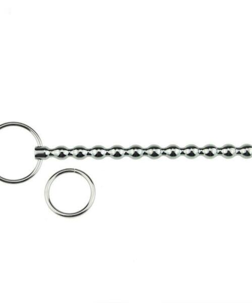 Beaded Stainless Steel Male Urethral Probe