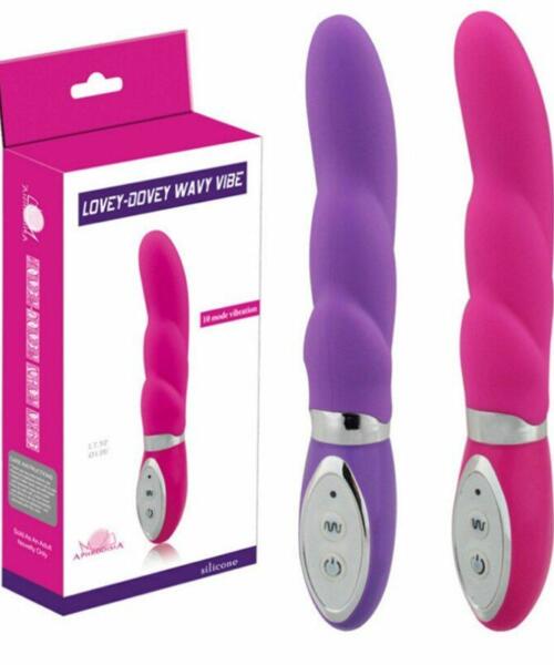 Aphrodisia 10 Frequency Wavy G-spot Silicone Vibrator