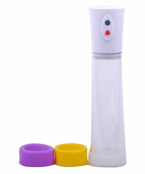 Rechargeable Penis Pump with 3 Silicone Rings