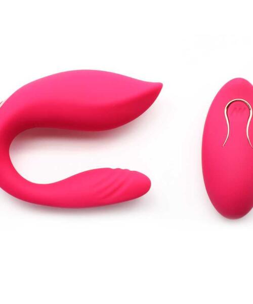 Dual Vibration 10 Speed Rechargeable Silicone Vibrator