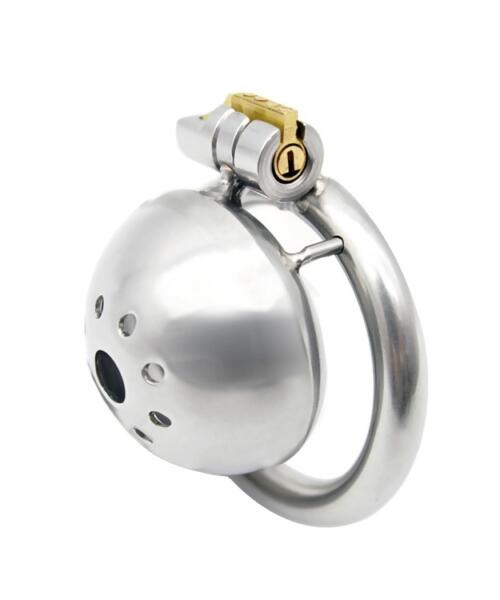 Stainless Steel Restricted Cock Chastity Cage With Lock