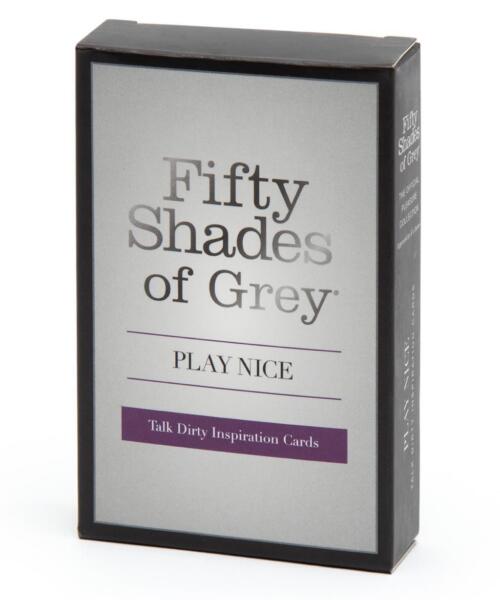 Fifty Shades Play Nice Talk Dirty Card Game
