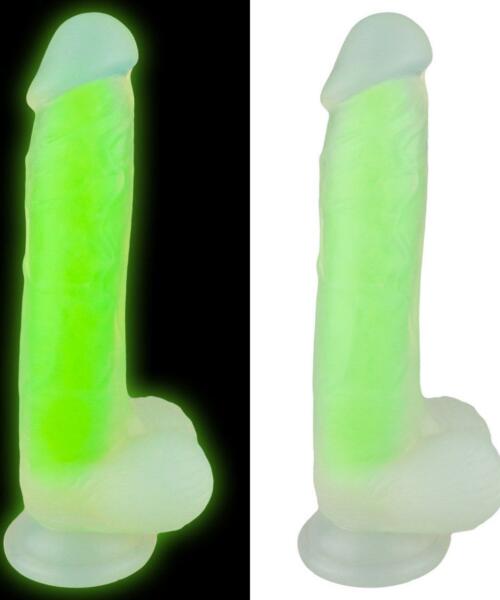 Double Layer Luminous Glow In The Dark Dildo