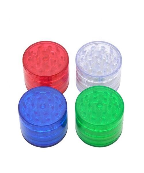 60mm 4 Layers Plastic Weed Herb Grinder