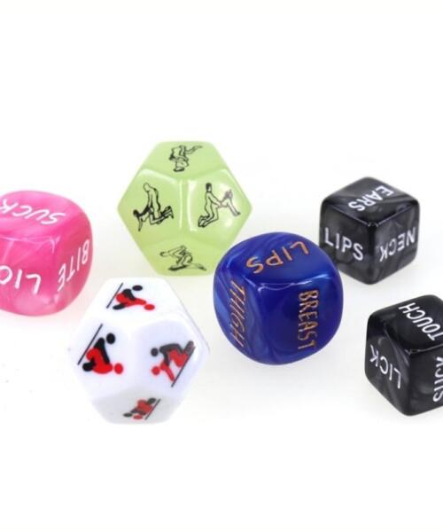 Erotic Games Sex Dice 6pcs Set