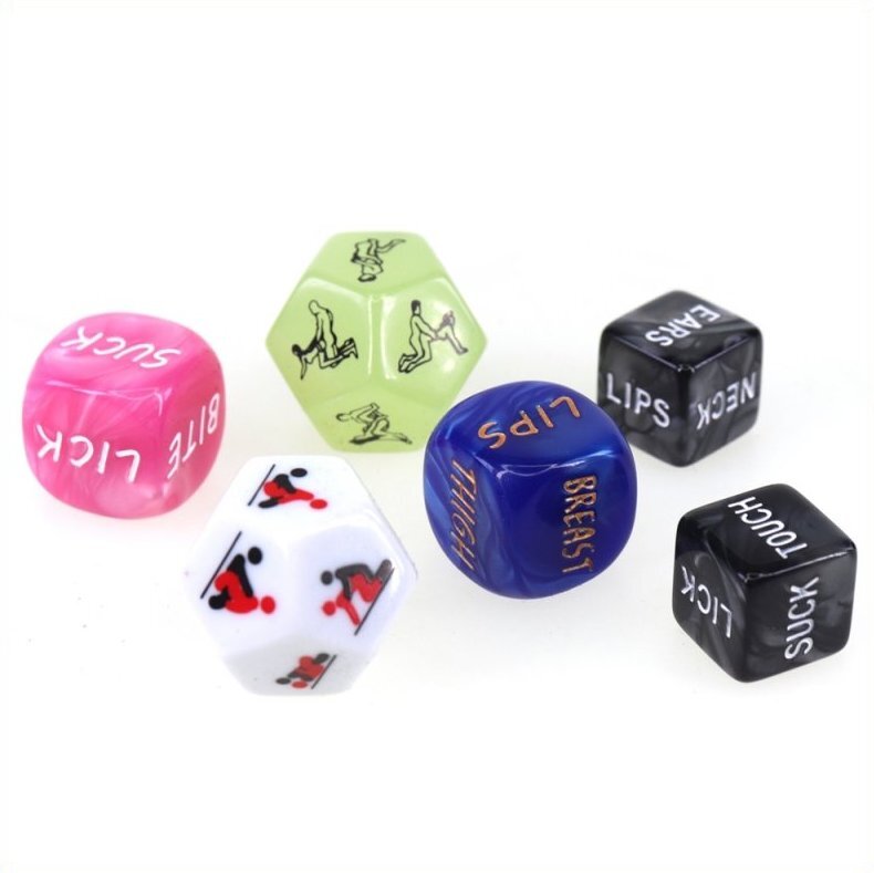 Erotic Games Sex Dice 6pcs Set