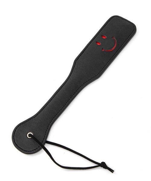 Smiley Face Fetish Paddle With Stitching