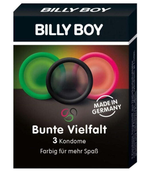 Billy Boy Coloured Condoms 3’s