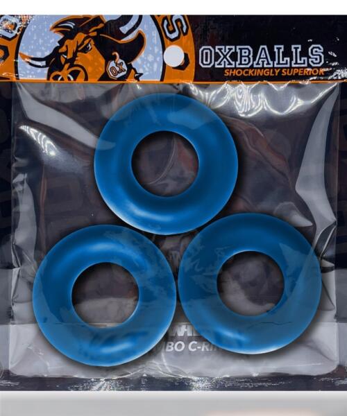 Oxballs Fat Willy Cock Rings - Space Blue