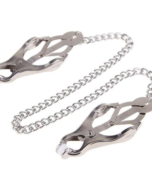 Butterfly Nipple Clamps with Chain