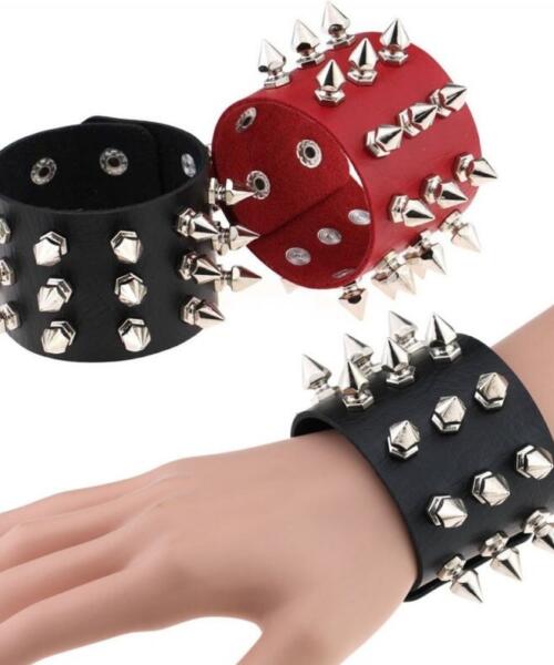 Unisex Gothic BDSM Spikes Punk Bracelet