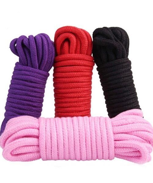 SM High Quality 10m Soft Cotton Bondage Rope