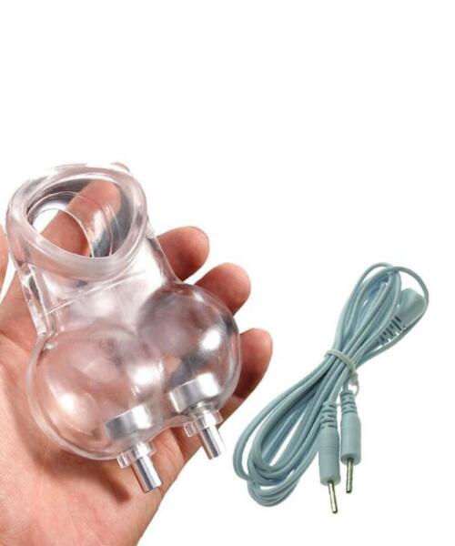 EStim Electric Shock Scrotum Bondage