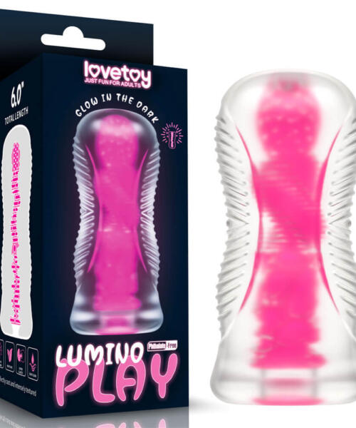 Lovetoy Lumino Play Pink Glow Masturbator