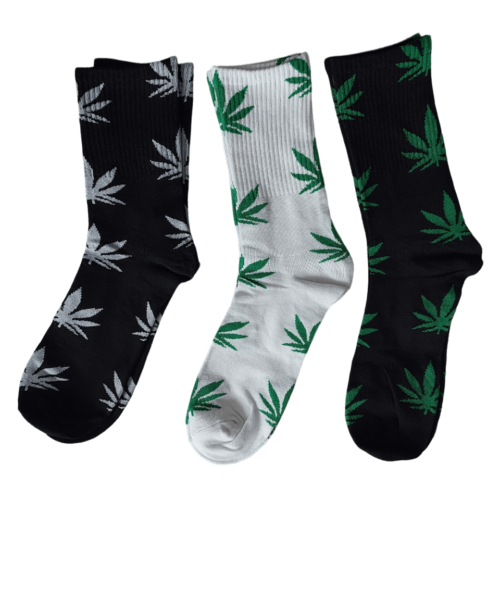 Funky Cannabis Socks for Men Or Women