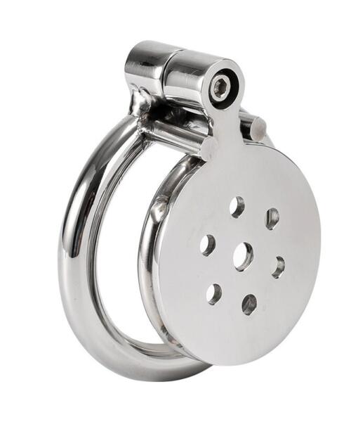 Flat Micro Male Chastity Stainless Steel Cage
