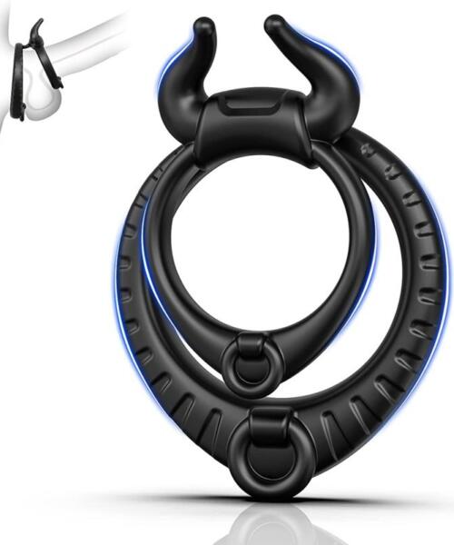 Bull Power Double Cock Ring Penis Enhancer