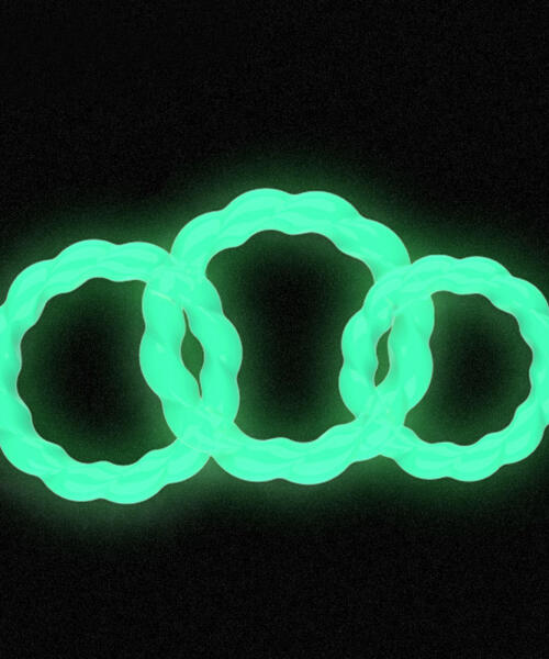 Glow in the Dark Bumpy Cock Ring Set
