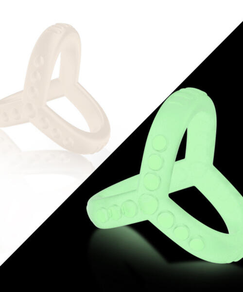 Cyclone Glow In The Dark Cock Ring