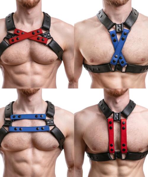 Fetish Play BDSM Cross Style Chest Chest Harness