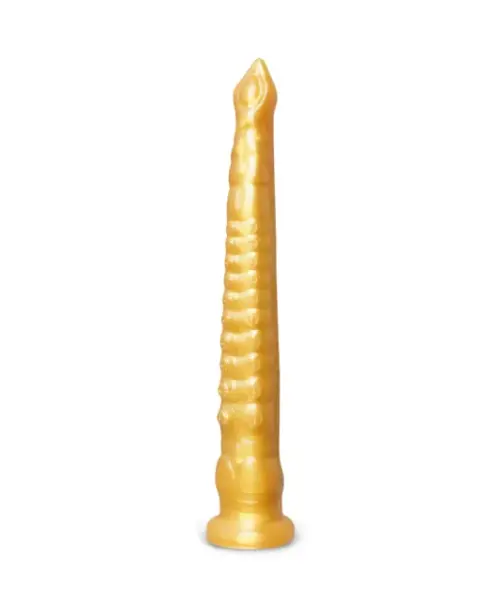 Golden Octopus Tentacle Anal Dildo