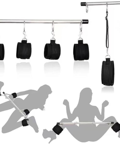 Stainless Steel Adjustable Spreader Bars Ankle, Wrist, Neck Restraints