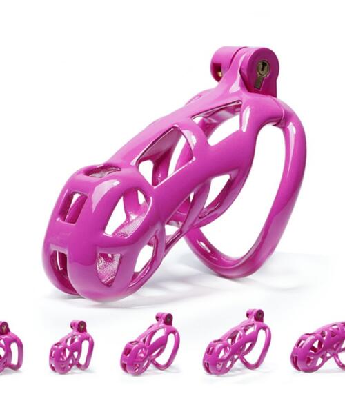Purple Cobra Chastity Cage