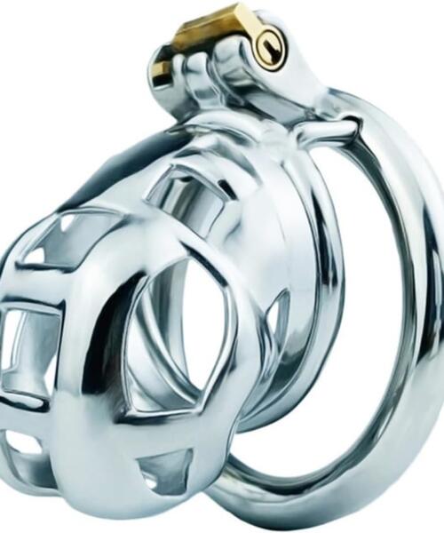 Stainless Steel Nano Cobra Chastity Cage