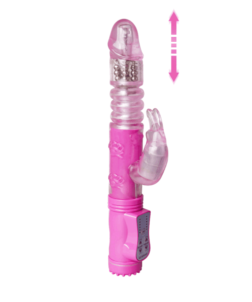 Thrusting Rabbit Pearls G Spot Vibrator