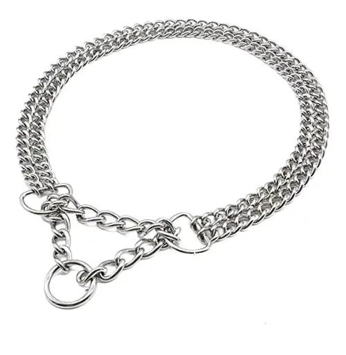 BDSM Obedience Double Chain Collar