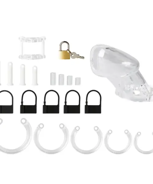 Starter Chastity Device With 5 Size Penis Ring