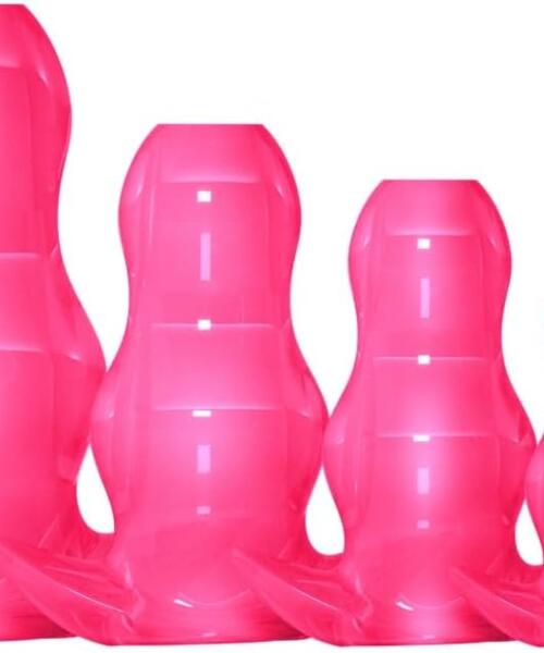 Anal Expanding Red Dilator Hollow Anal Plug Anal Sex Toy