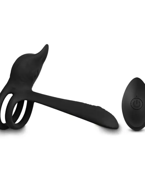 Vibrating Dual Cock Ring Dual Vibrator